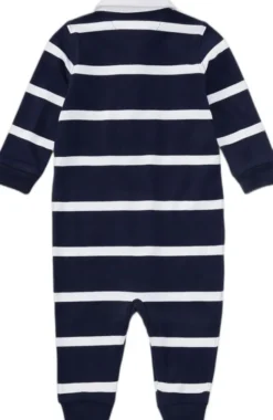 Striped Cotton Jersey Rugby Coverall