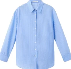 Striped lyocell shirt