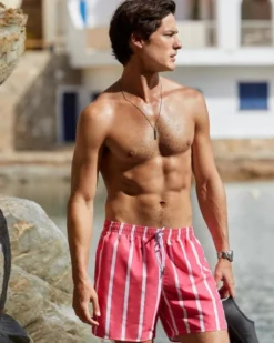 Striped Swim Shorts