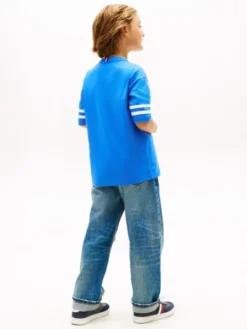 Stripe Sleeve Jersey T-Shirt