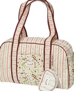 Suvi Quilted Bag Summer Stripes Peach