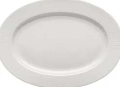 Swedish Grace Fat oval 32 cm Snö