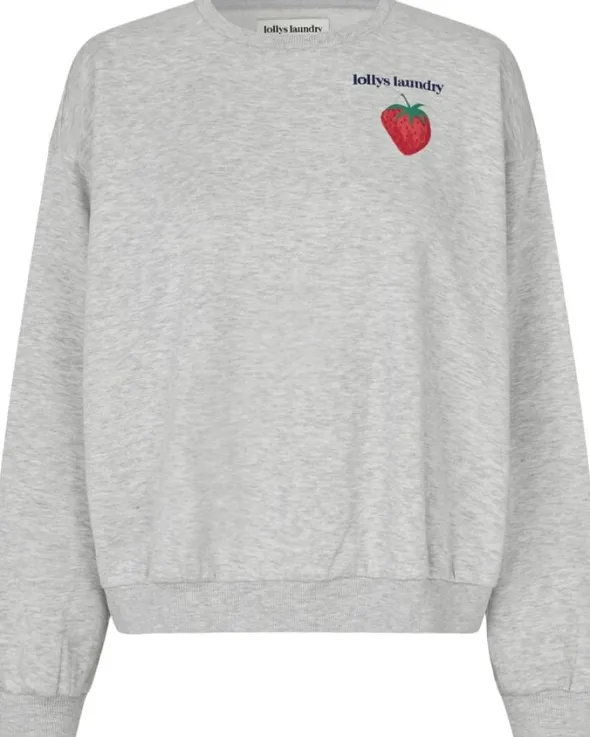 SydneyLL Strawberry Sweatshirt LS - Cotton Blend