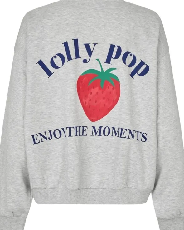 SydneyLL Strawberry Sweatshirt LS - Cotton Blend