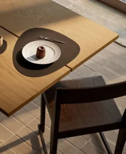 Table Mat Curve L Corduroy Hazel