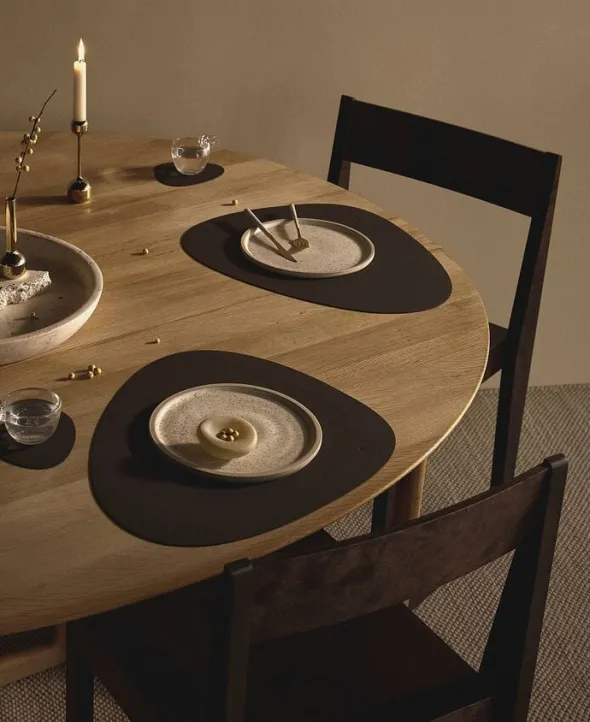 Table Mat Curve L Nupo Hazel