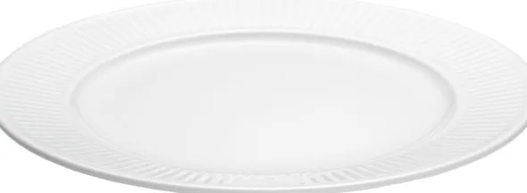 "Tallerken flat Plissé 22 cm Hvit"