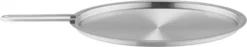 Tallerkenlåg 24 cm rustfrit stål