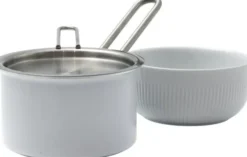 Tallerkenlåg 13 cm rustfrit stål