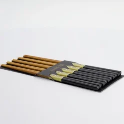 TDS Bamboo Chopstick Set/5 Black