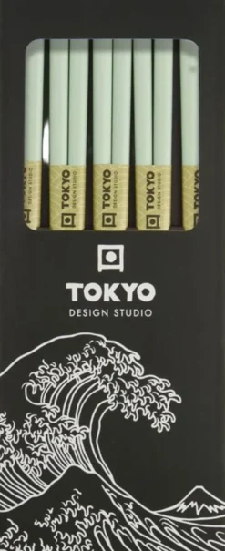 TDS Bamboo Chopstick Set/5 Mint