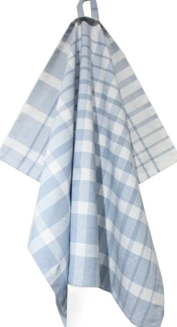 Tea Towels 50x70 cm ENZO - Rutig light blue