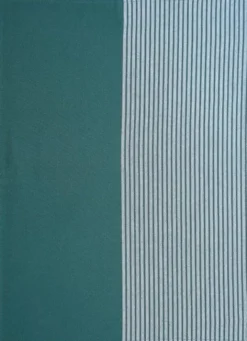 Tea Towels 50x70 cm MIX - Randig dark green