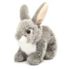 Teddy Hermann - Siddende kanin grå 18 cm