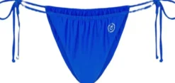 Tembuku adjustable string bikini bottom - Cartel Blue