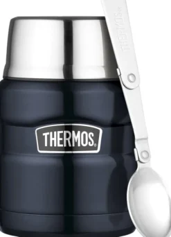 Termoflaska Stainless King 470ml mörkblå stål