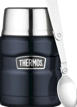Termoflaska Stainless King 470ml mörkblå stål
