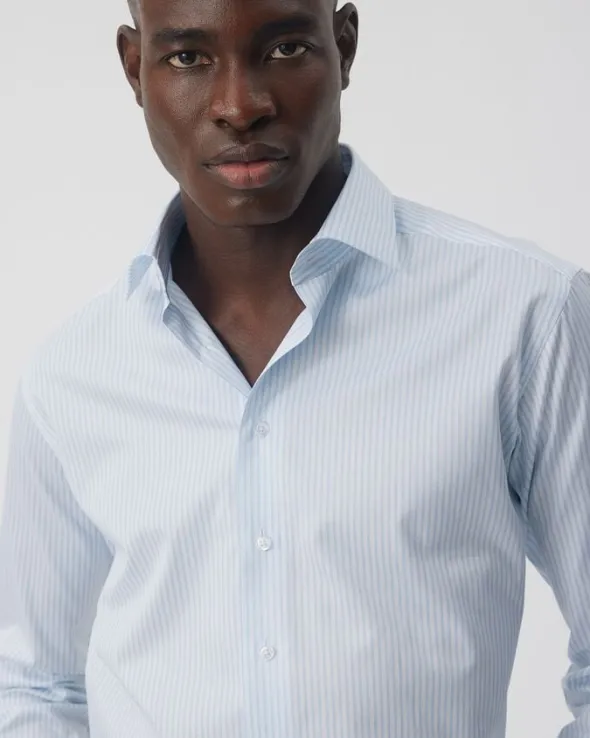 The Lawyer 4. 0 | Sky Blue Stripe | Contemporary fit
