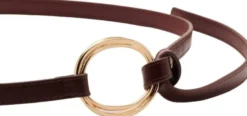 Thin belt with maxi-buckle