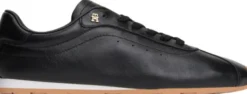 TH Monogram Low Profile Leather Trainers