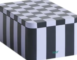 Tin Container-Small-Dark blue and l