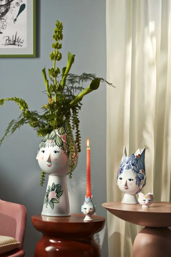 Titania Vase H50 cm grøn