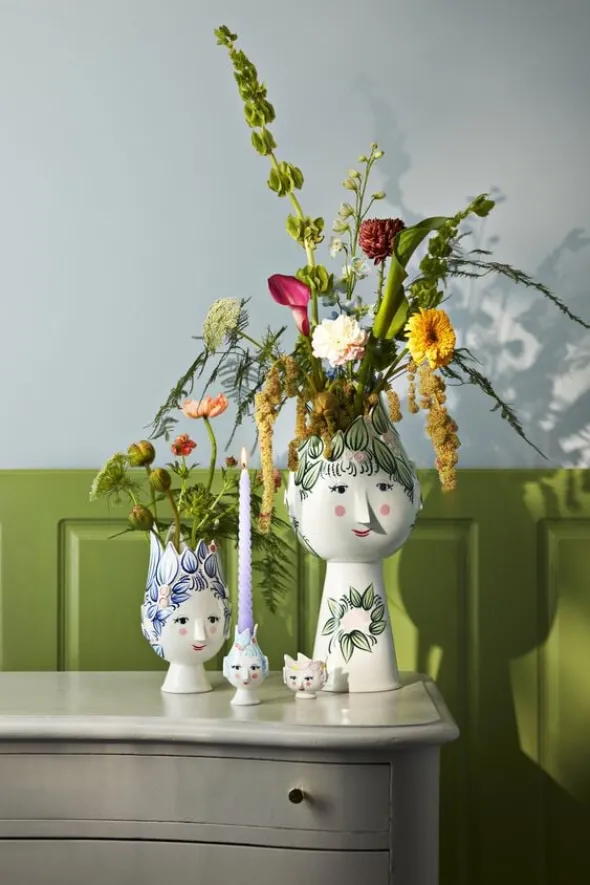 Titania Vase H50 cm grøn