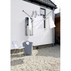 Tørrestativ Wallfix 25 mtr. m/cover - Metallic Grey