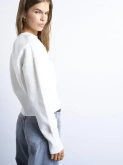 TSBELLE LS O-NECK PULLOVER - COTTON BLEND