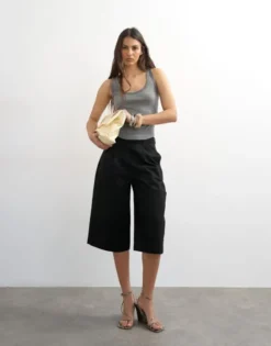 TSBRITT SL RIB SCOOP CURVE HEM VEST