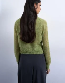 TSEBBA LS O-NECK CARDIGAN