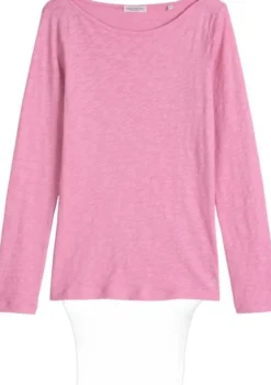 T-shirt, long sleeve, boat neck