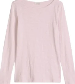 T-shirt, long sleeve, boat neck