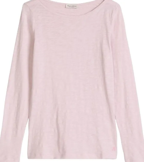 T-shirt, long sleeve, boat neck