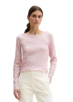 T-shirt, long sleeve, boat neck