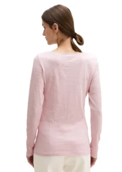 T-shirt, long sleeve, boat neck