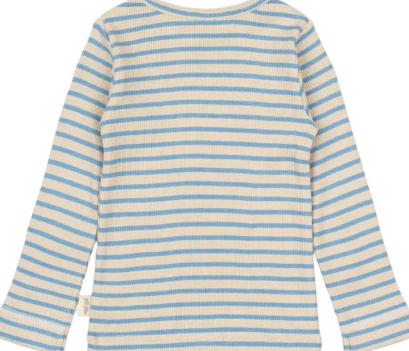 T-shirt L/S Modal Striped