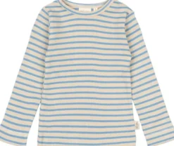 T-shirt L/S Modal Striped