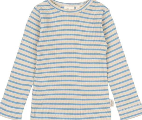 T-shirt L/S Modal Striped