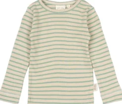 T-shirt L/S Modal Striped