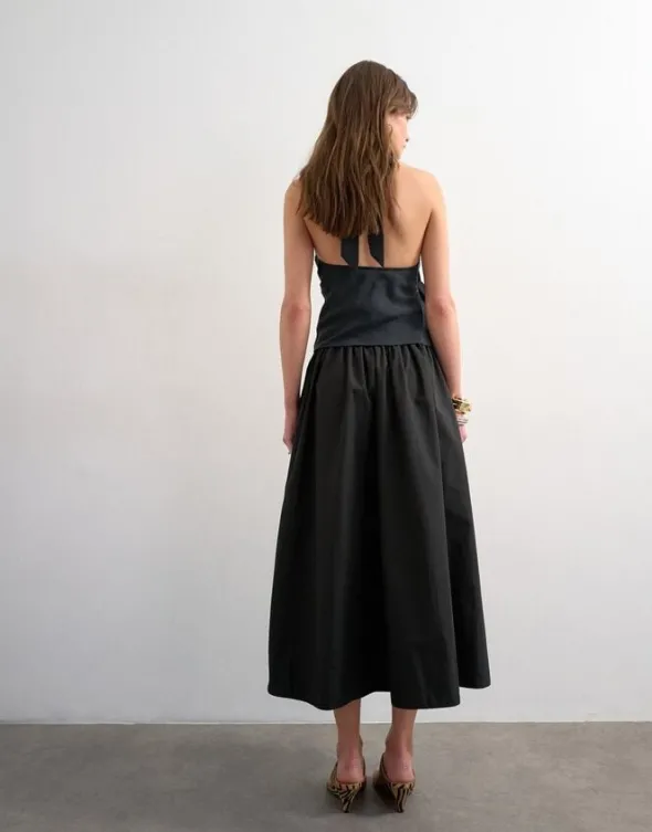 TSSALLY LW ANKLE SKIRT WVN