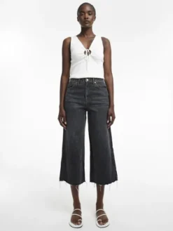 TSVERA HR WIDE CROPPED DNM JEANS BL