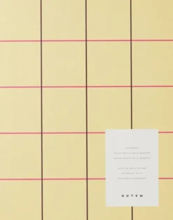 UMA Flat Lay Notebook - Large, Yellow check