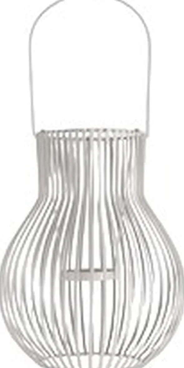 UPSIDE DOWN lantern, outdoor, large, light grey