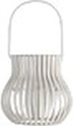 UPSIDE DOWN lantern, outdoor, small, light grey