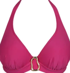 Uvita padded plunge bikini top