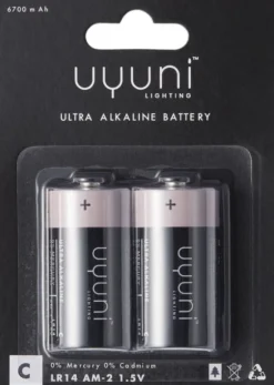 UYUNI Lighting - C Battery, 1,5V, 6700 mAh - 2 pack