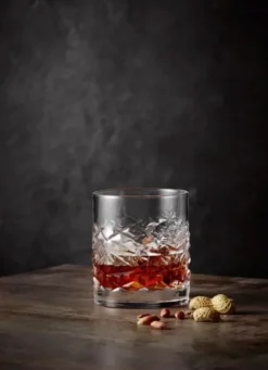 Vannglass/whiskyglass Mixology Textures 38 cl 4 stk.