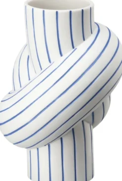 Vase 12cm, Blueberry, Node Stripes