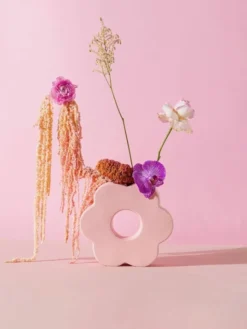 Vase - Daisy Red